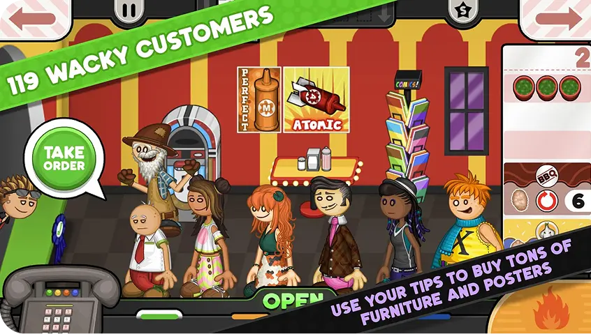 Papa's Wingeria Character